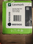 Genuine Lexmark 66S1X00 Black Ink Printer Hi Yield Toner Cartridge. Fixed Price $285.00.