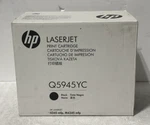 Hp Q5945YC Laserjet Print Cartridge For 4345/M4345-BLACK. Fixed Price $40.00.