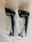 (2) Malibu CL9 8301-9604-01 20W Halogen Premium Cast Metal Floodlight, Black. Fixed Price $29.95.