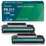 Pantum PB-211 PB211 Toner Cartridge (2-PACK) 1,600 Pages, Black. Fixed Price $98.26.