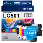 Pacitek LC501 Ink Cartridges Replacement For Brother Xl .... Fixed Price $76.63.