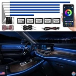 Acrylic Interior Car Led Strip Light With Wireless App, Rgb 6 & 175 Inches. Fixed Price $68.23.