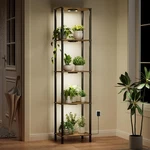 Bstrip Plant Stand Indoor With Grow Light, 66" Tall Shelf, 5 Tier. Fixed Price $114.50.