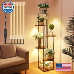Dreyoo Plant Stand Grow Light Indoor 6 Tier Potted Sturdy Metal Shelf. Fixed Price $77.57.