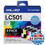 Ink Cartridges Compatible For Brother LC501XL. Fixed Price $80.93.