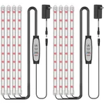 Lpmzmbl 4-BAR Grow Light Strips For Indoor Plants, Bars 2 Pack, Multicolor. Fixed Price $56.98.