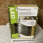 Good Earth Lighting Led Rope 24' Length -warm White -indoor/outdoor *sale. Fixed Price $37.99.