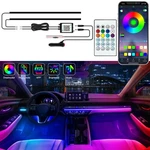 Jushope Interior Car Led Strip Pieces (29.5 Inches Each), Rgb/dreamcolor. Fixed Price $32.19.