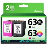 Adoccur 63XL Black Color Ink Cartridges Replacement For Hp (2 Pack). Fixed Price $100.59.