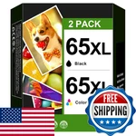65XL Ink Cartridges Black/color Combo Pack For Hp Works. Fixed Price $67.68.