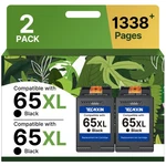 Teckkin 65XL Black Ink Cartridge High Yield Replacement For Hp Deskjet 3755, Env. Fixed Price $60.55.