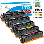 5PK For Hp Laserjet Pro 200 M251NW M276NW Mfp Color Toner CF210A 131A Ink. Fixed Price $58.73.