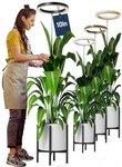 10" Grow Lights For Large Indoor Plants, Full DIAMETER/1-PACK Black. Fixed Price $37.58.