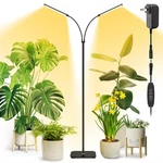 Plant Grow For Indoor, Full Spectrum Dual Heads Light, 66.5IN Exte.... Fixed Price $75.12.