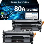 Toner Cartridge Black - High Yield Replacement For Hp CF280A 80X. Fixed Price $42.72.