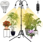 Sansi 128W Full Spectrum Tripod Grow Light 4 Pack Bulb. Fixed Price $201.00.