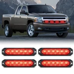 Nilight 6LED Emergency Strobe Lights 4PCS Ultra Slim Surface Mount Clear. Fixed Price $38.21.