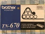 Brother TN670 Toner Cartridge Genuine Oem, Open Box Sealed Bag. Fixed Price $50.00.