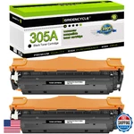 Greencycle 305A Black Toner Cartridge For Hp Laserjet Pro 300 400 M375 M475. Fixed Price $59.78.