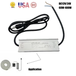 Us 60W-400W Power Supply AC110V To DC12V/24V Led Driver Transformer Adapter IP67. Fixed Price $43.20.