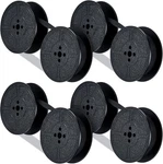 4 Pairs Black Typewriter Ribbons Twin Spool Compatible With Most Models. Fixed Price $18.29.