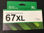 Teckkin 67XL Black & Magenta Ink Cartridges For Hp Deskjet Envy Pro. Fixed Price $29.95.