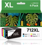 712XL Ink Cartridges 4-PACK High Yield For Hp Designjet T650 T630 T230 T210. Fixed Price $29.99.