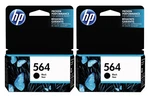 2PK Genuine Hp 564 Black Ink Cartridge For Deskjet 3520 3521 Officejet 4610. Fixed Price $14.99.