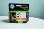 Hp 60XL Black Ink Cartridge CC641WN Genuine Date: March 2025. Fixed Price $9.99.