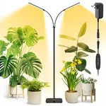 Plant Grow For Indoor, Full Spectrum Dual Heads Light, 66.5IN Exte.... Fixed Price $72.27.