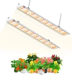 Szhlux Led Grow Light 2FT Full Spectrum Pack 80W (2 40W, 600W Equivalent) Sunl. Fixed Price $60.95.