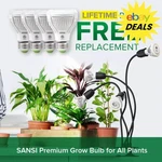 Sansi Led Grow Light 600W Full Spectrum Gooseneck Clip Plant Hydroponics. Fixed Price $26.36.