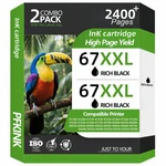 Pfkink 67XXL Black Cartridge Replacement For Hp Deskjet 4100E 4152E. Fixed Price $69.98.