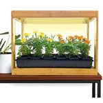 Ferry-morse Modern Indoor Bamboo Led Growhouse New. Fixed Price $60.00.