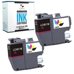 Compatible 2-PACK Cmyi LC401XL Magenta Ink Cartridge Fits Brother Dcp J1140DW. Fixed Price $18.79.