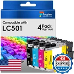 Fooylen LC501 Compatible Ink Cartridges Replacement For Brother. Fixed Price $60.73.