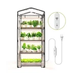 Mini Indoor Greenhouse With Grow Light - 4 Tier Outdoor Portable W.... Fixed Price $145.04.