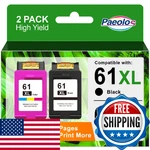 Hp 61XL Ink Cartridges Black & Color High Yield Replacement 2-PACK For Envy 4. Fixed Price $50.86.