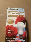 Miracle Led Absolute Daylight Spectrum Grow Lite 9W Replaces 100W Flood. Fixed Price $12.75.