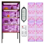 Grow Light, 40W Ultra-thin Led Lights For Indoor Plants Full Spectrum, 4.... Fixed Price $56.37.