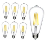 Bioluz Dimmable Warm Edison Light Bulbs - 6 Count (pack Of 1) White 2700K. Fixed Price $34.67.