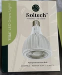 Soltech Vita Led Grow Light 20W Full Spectrum Wide Beam Dimmable 1500LM. Fixed Price $40.00.