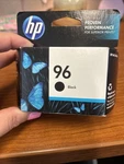 Genuine Hp 96 Black Ink Officejet 7210 7310 7410 B8350 9800 (retail Box). Fixed Price $19.95.