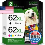 62XL Ink Cartridge Combo Pack Compatible For Hp Black & Tri-color. Fixed Price $73.48.