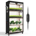 Bstrip Indoor Greenhouse With Grow Light, Plant Stand Pack 24W Full Sp.... Fixed Price $250.35.
