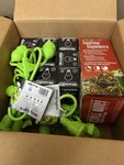 Miracleled Under The Canopy Indoor Grow Light Kit, Timer, 2 Socket, 4-PACK. Fixed Price $42.00.