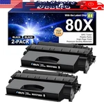 80X Toner Cartridge Black High Yield Compatible W/ Hp Laserjet 400 M401 2 Pack. Fixed Price $55.59.