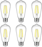Ascher Vintage Led Edison Bulbs, 6W, Equivalent 60W, Non-dimmable, High Brightne. Fixed Price $41.95.