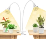 Sansi 300W Led Grow Lights For Indoor Plants Full Spectrum Clip Lamp White. Fixed Price $25.99.
