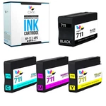 4PACK Compatible Hp 711 Ink Cartridges For Designjet T120 T125 T130 T520 T530. Fixed Price $42.89.